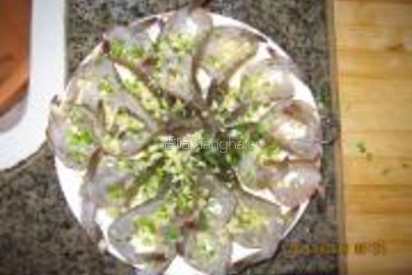 片蒸基围虾的做法图解2