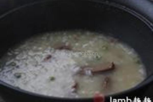 金枪鱼白米粥的做法图解3