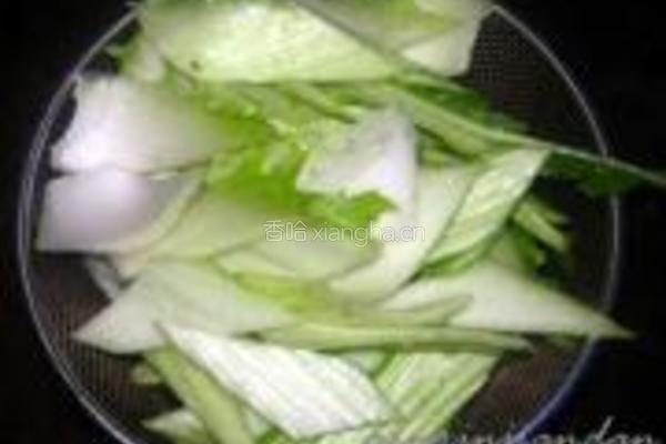 白菜豆干炒腊肉的做法图解8