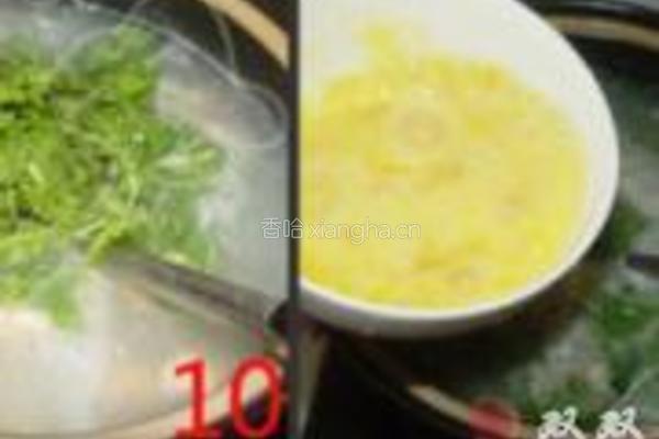 冬瓜蓉荠菜汤的做法图解9