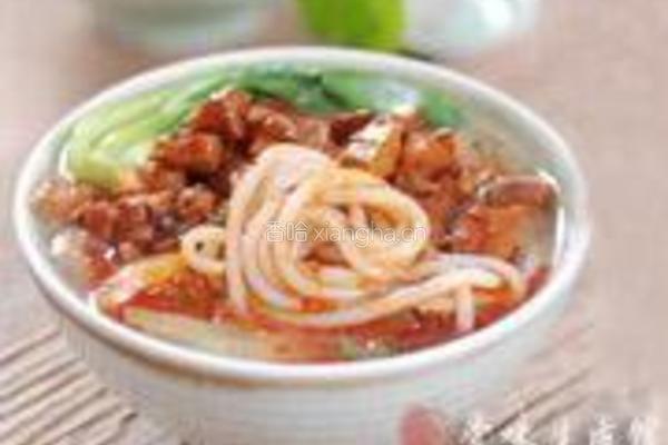 香菇鸡肉米线的做法图解10