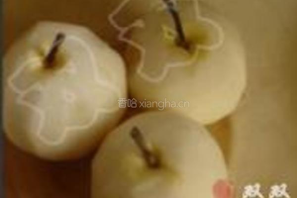 红糖大枣炖雪梨的做法图解1