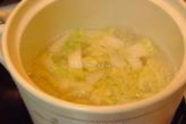白菜豆腐汤的做法图解9