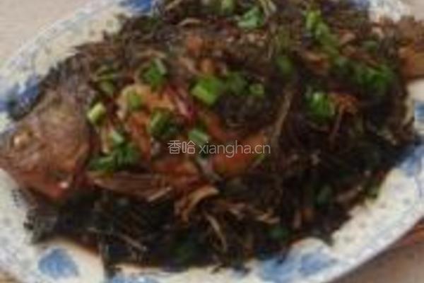 野菜干炖鲫鱼的做法图解8