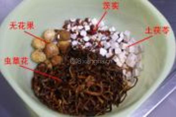 茯苓虫草花汤的做法图解1