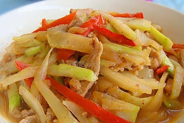榨菜炒肉丝