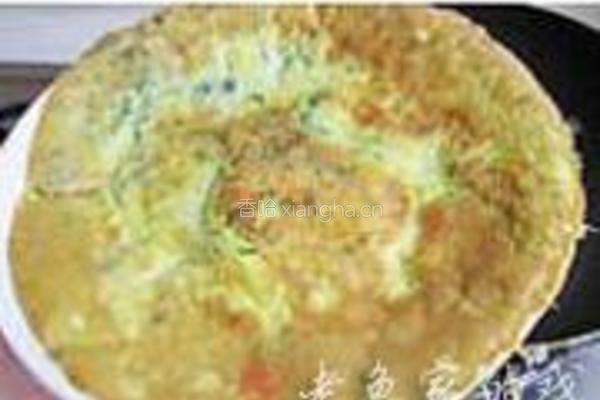 河虾韭菜蛋饼的做法图解12