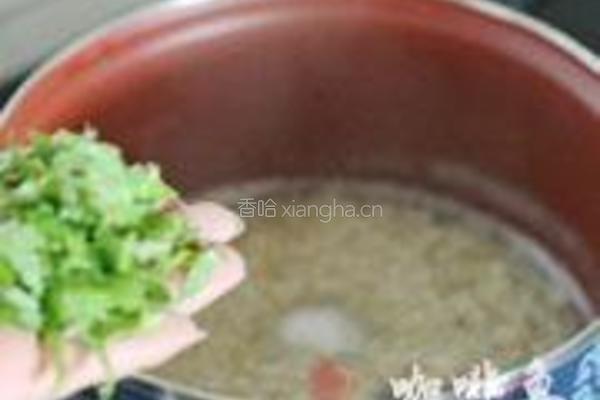 薄荷糙米粥的做法图解4