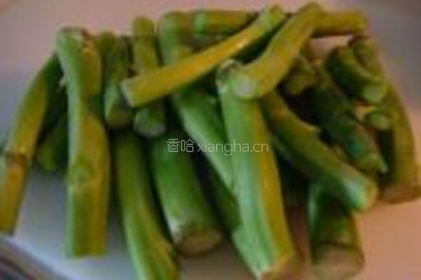 芥蓝花虾球的做法图解2