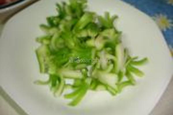 芥蓝花虾球的做法图解3