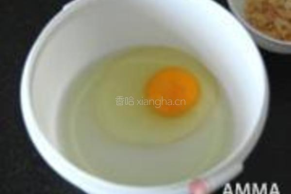 免煎虾皮蛋饼的做法图解1