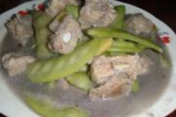 排骨炖扁豆的做法图解6