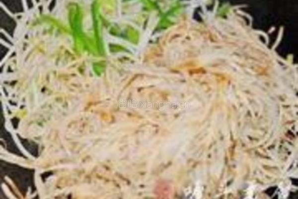 家常素炒饼的做法图解5