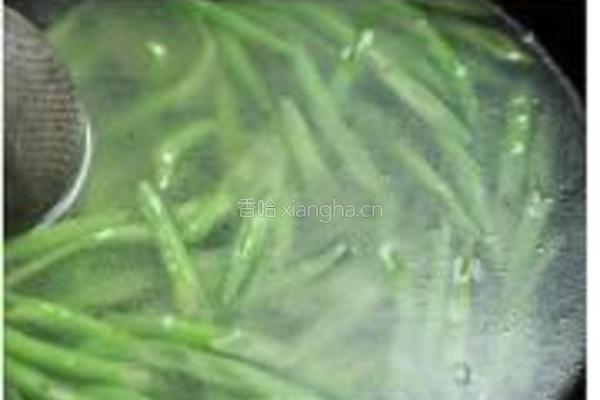 红油拌豇豆的做法图解2