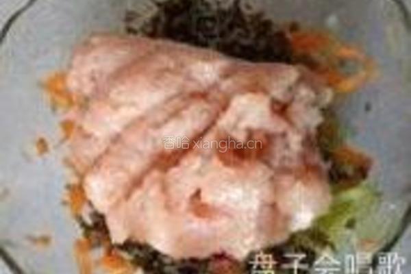 西瓜皮鸡肉饼的做法图解6