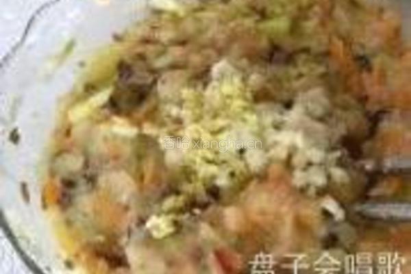 西瓜皮鸡肉饼的做法图解8