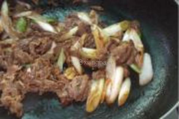 京葱炒羊肉的做法图解7