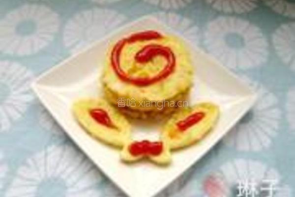 木瓜蛋饼的做法图解6