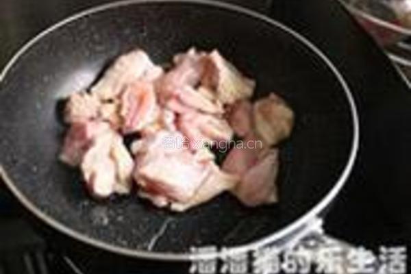 河蟹焗鸡球的做法图解7