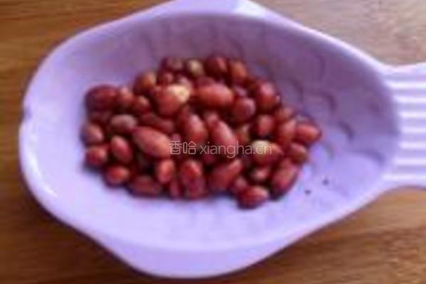 香菜拌花生的做法图解3