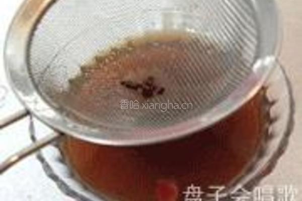 红糖山楂大麦茶冻的做法图解4