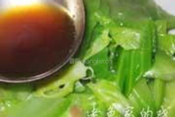 蚝油浸芥菜的做法图解4