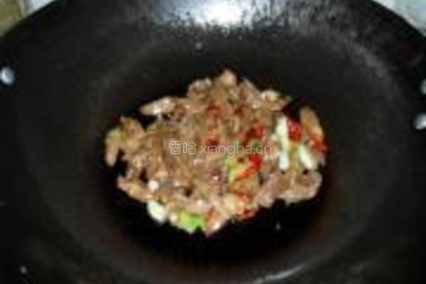 青椒炒鸡心的做法图解5