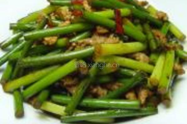 醬爆蒜苗肉絲的做法图解6