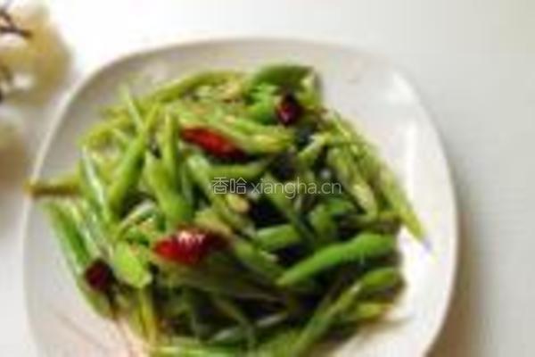 辣炒四季豆丝的做法图解9