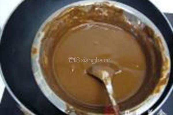 黑巧克力椰浆慕斯蛋糕的做法图解3