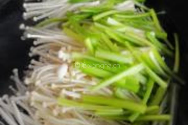 金针菇拌香干的做法图解4