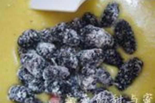 桑葚杏仁蛋糕的做法图解7