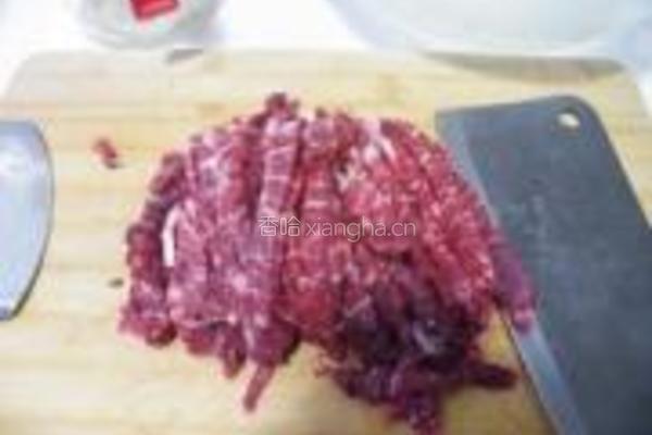 干煸牛肉丝的做法图解1