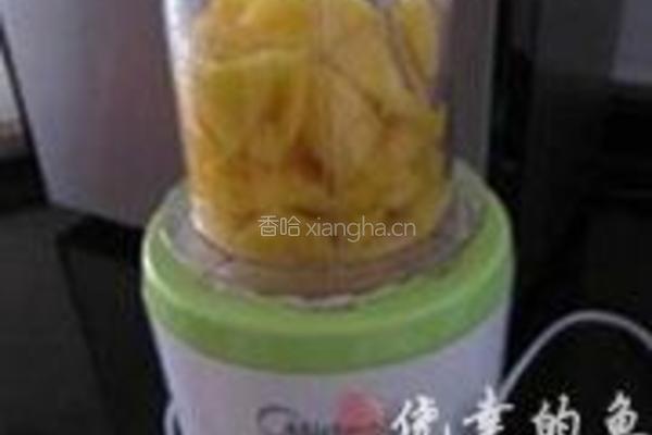 芒果牛奶布丁的做法图解3