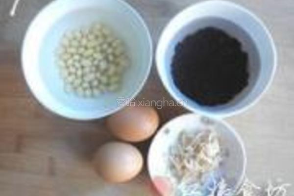 虾米双豆鸡蛋羹的做法图解1