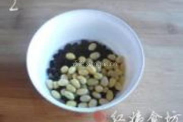 虾米双豆鸡蛋羹的做法图解2