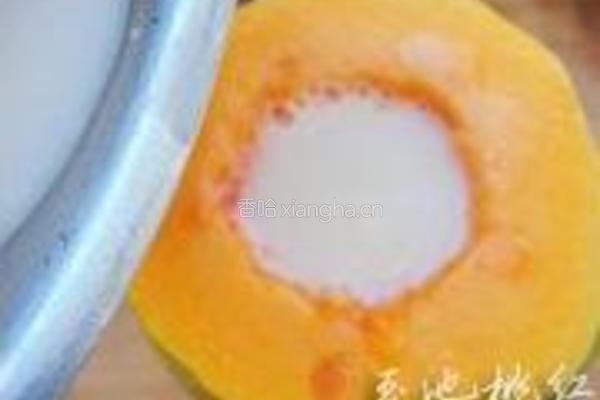 木瓜杏仁冻的做法图解4