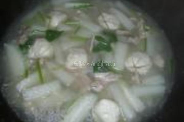鱼丸肉片萝卜汤的做法图解10