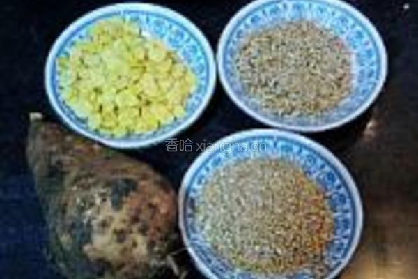 红薯杂粮米糊的做法图解1