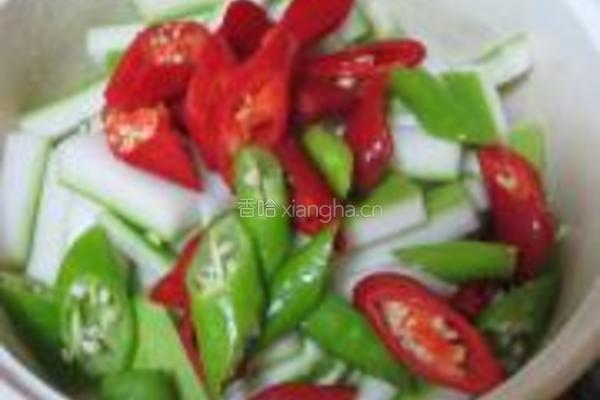 南昌风味炒瓠子皮的做法图解3
