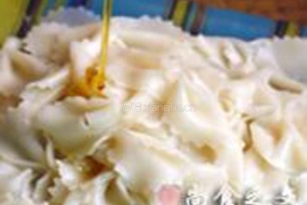 橄榄火腿蝴蝶面的做法图解7