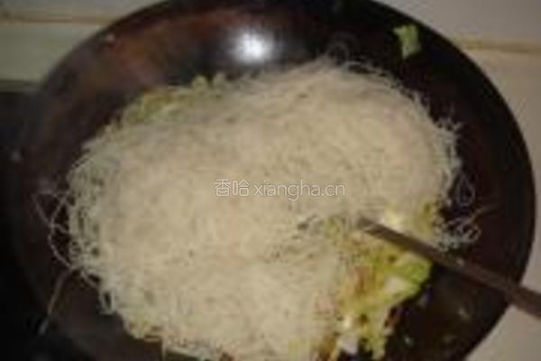 闽派炒米粉的做法图解4