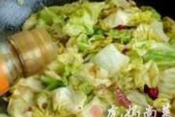 白油包菜的做法图解3