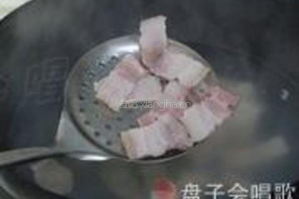 茶树菇炒咸肉的做法图解4