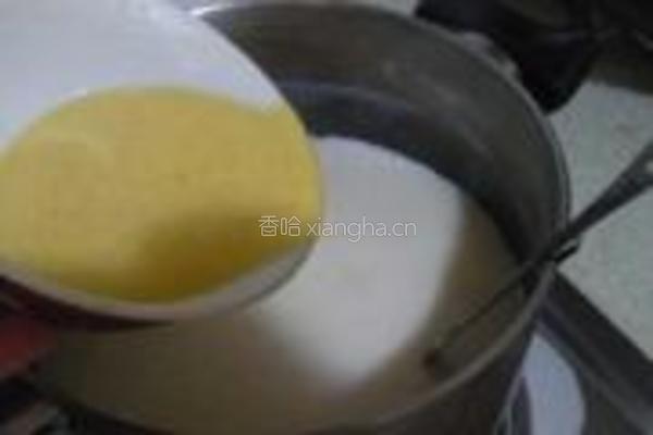 豆浆麦片玉米糊的做法图解6