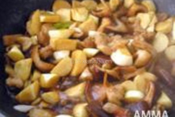 五花肉炒茭白的做法图解4