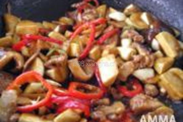 五花肉炒茭白的做法图解5