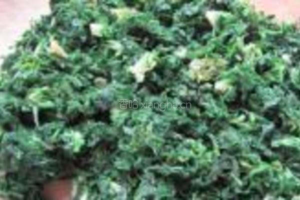 蒸荠菜鲜肉馄饨的做法图解2