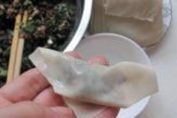 蒸荠菜鲜肉馄饨的做法图解7