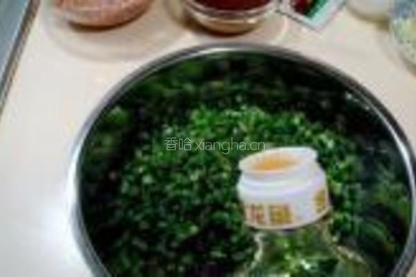 豇豆肉菜包的做法图解3